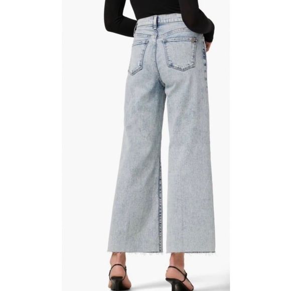 Joe's Jeans The Mia High Rise Wide Ankle Acid Wash Jean in Clueless Size 30 - Picture 3 of 8